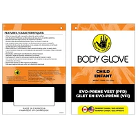 BODY GLOVE EVO-PRENE VEST (PFD) CHILD