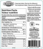 Mastro Gluten Free Sliced Salami with Prosciutto, 100g