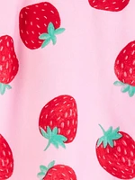 Carter's Child of Mine Ensemble de pyjama 2 pièces fraise rose pour bébés et petites filles Tailles 6-9M - 5T