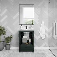 DHP Sunnybrooke 24 Inch Bathroom Vanity, Green