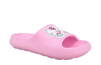 Hello Kitty  Girls Slide EVA Sandal, Available in Sizes: 13-3