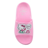 Hello Kitty  Girls Slide EVA Sandal, Available in Sizes: 13-3