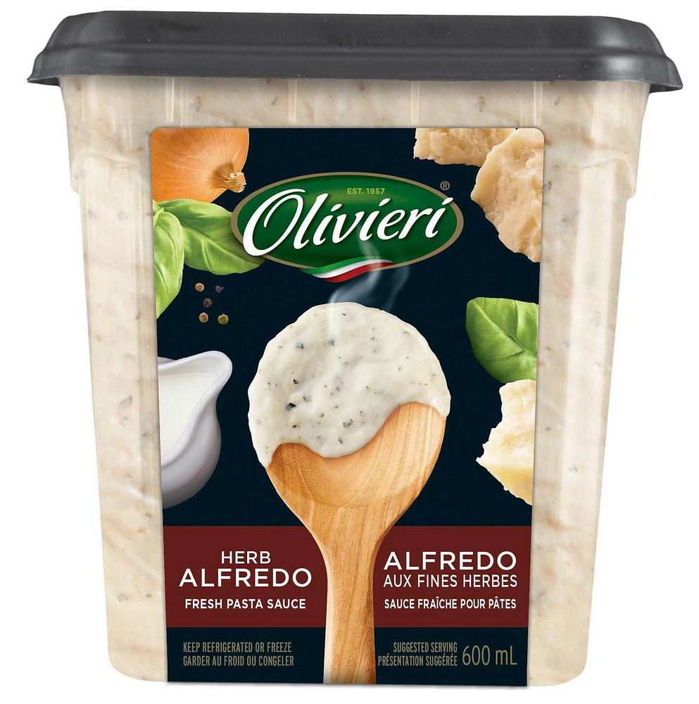 Olivieri Herb Alfredo Sauce 600mL