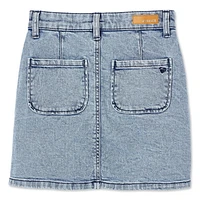 Justice Girls' Denim Cargo Skirt