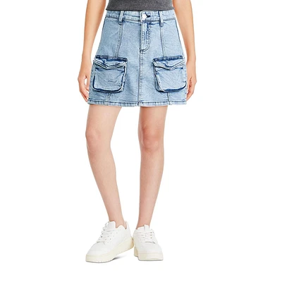 Jupe cargo en denim Justice pour filles