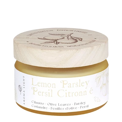 Aroma Light 7.2oz Lemon Parsley Soy Wax Blended Scented Candle