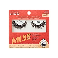 KISS MLBB - 3D Big Personality - 1 Pair, 3-dimensional lashes