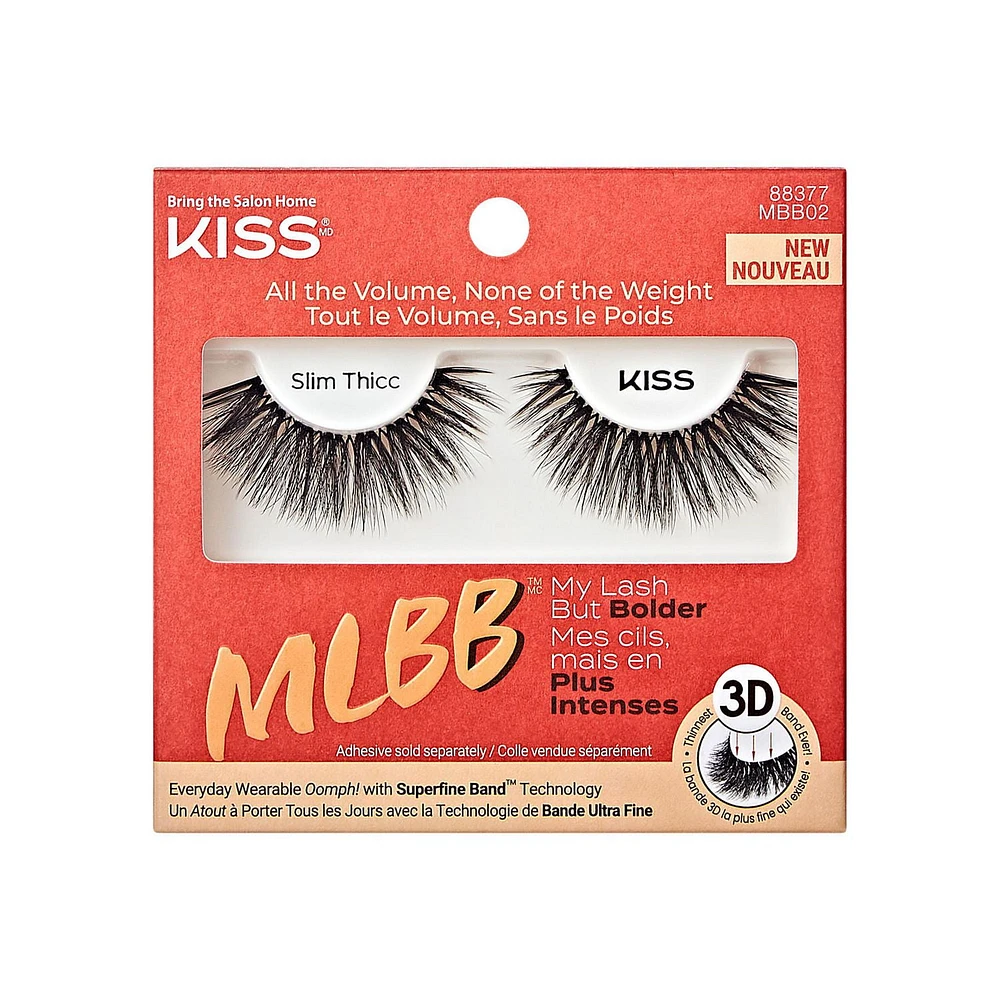 KISS MLBB - 3D Slim Thicc - 1 Pair