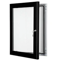 SECO Lockable Indoor/Outdoor Poster Frame Case, Black, 30 x 40"