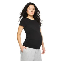Paisley Sky Maternity Short Sleeve Crew Neck Tee