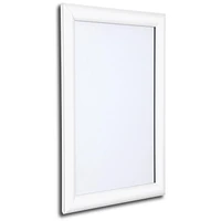 SECO Snap Poster Frame Case, 8.5 x 11 Inches, White