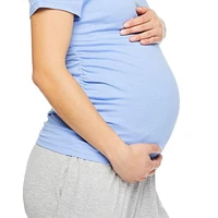 Paisley Sky Maternity Short Sleeve Crew Neck Tee