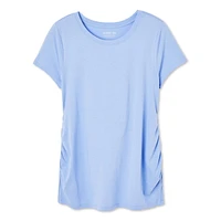 Paisley Sky Maternity Short Sleeve Crew Neck Tee