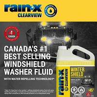 Rain-X® ClearView - Winter Shield Windshield Washer Fluid, -45°C, 3.78 L