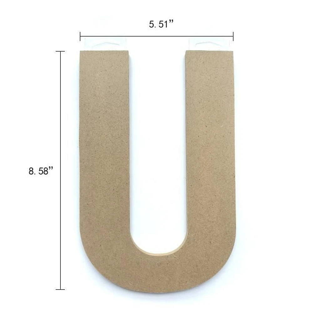 Lerman decor's wood letter U