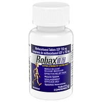 Relaxant musculaire Robaxin 750 Extra Fort, comprimés, emballage de 50 emballage de 50