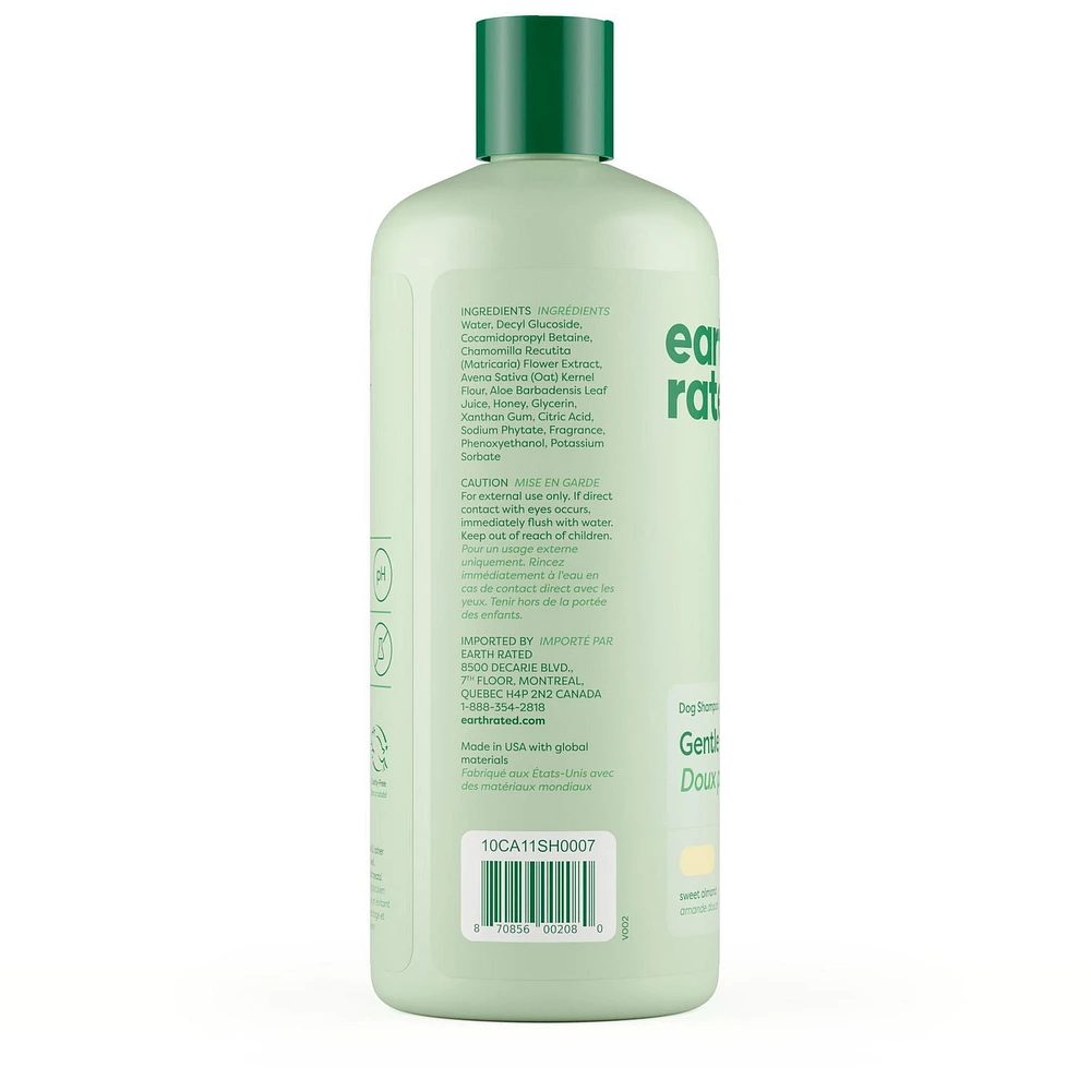 Earth Rated Gentle Puppy Shampoo, Gentle and Hypoallergenic, Sweet Almond Scent, 1 x 473 mL Puppy Shampoo