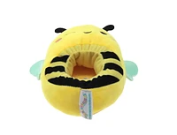 Girls Sunny bee  Squishmallows plush slippers., Available in Sizes:  S(11/12), M(13/1), L(2/3)