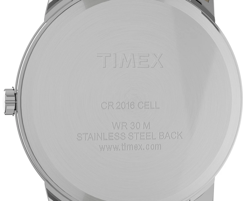 Timex® Easy Reader® Leather Strap Watch