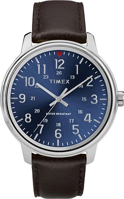 Timex® Core Leather Strap Watch