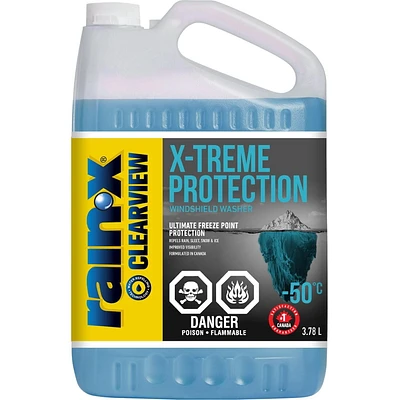 Rain-X ClearView - X-Treme Protection Windshield Washer Fluid, -50°C