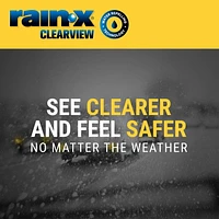 Rain-X ClearView - X-Treme Protection Windshield Washer Fluid, -50°C