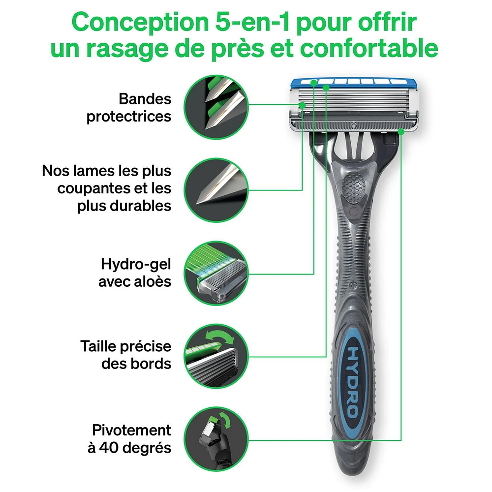 Schick Hydro Sensitive Skin Disposable Men’s Razor - 2 Disposable Razors