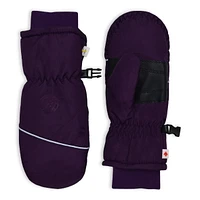 Hot Paws Girls' Ski Mittens with reflective strip