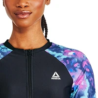 Rashguard À Manches Longues Reebok Pour Femmes Maillots De Bain