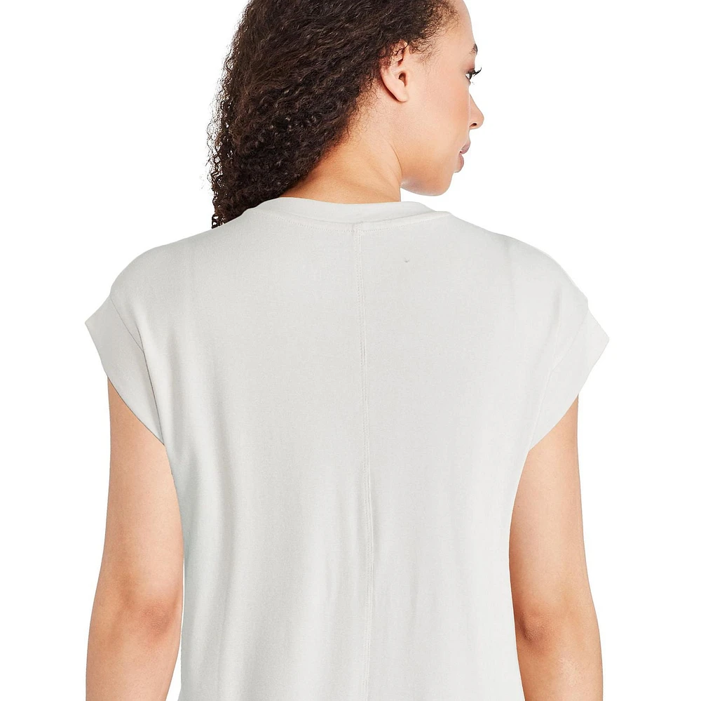 Robe t-shirt mi-longue George pour femmes Tailles TP–TTG