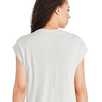 Robe t-shirt mi-longue George pour femmes Tailles TP–TTG