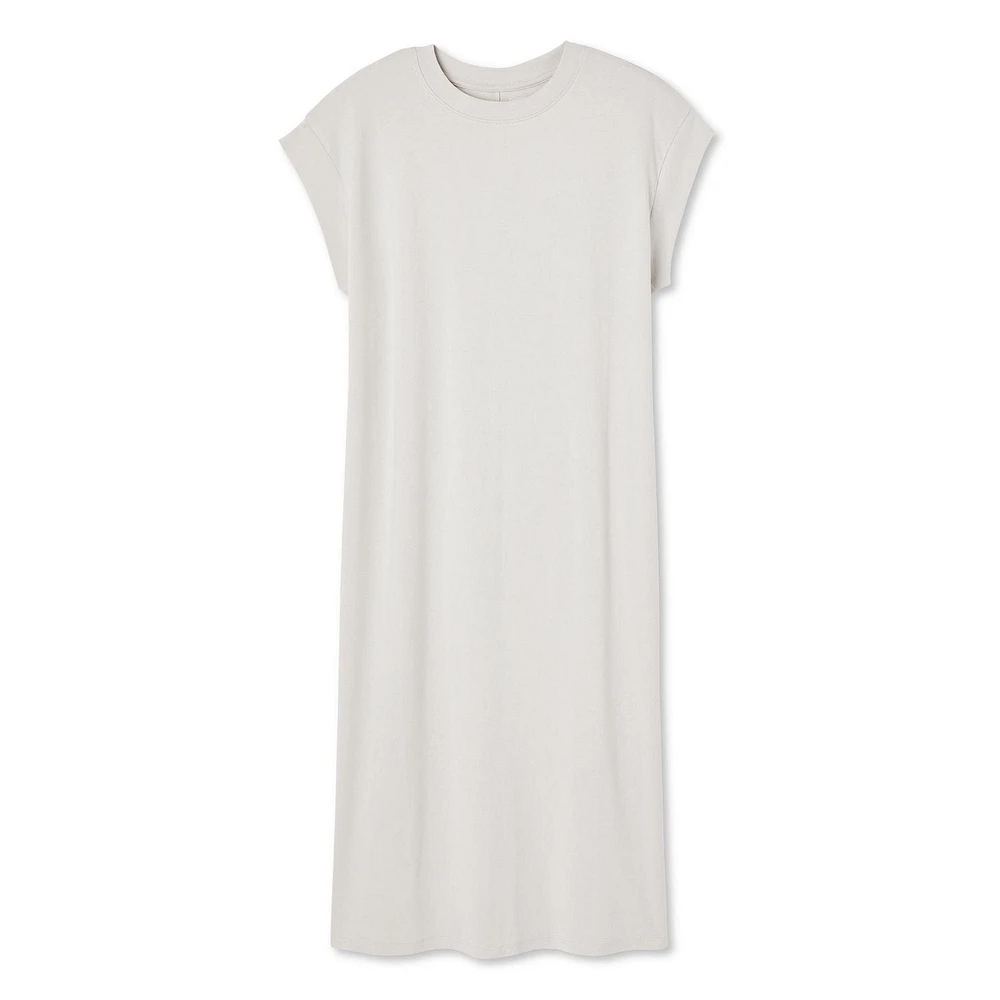 Robe t-shirt mi-longue George pour femmes Tailles TP–TTG