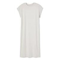 Robe t-shirt mi-longue George pour femmes Tailles TP–TTG