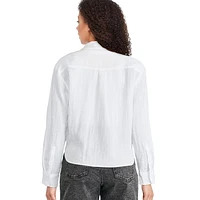 Chemise surdimensionnée écourtée George pour femmes