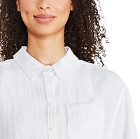 Chemise surdimensionnée écourtée George pour femmes