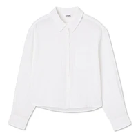 Chemise surdimensionnée écourtée George pour femmes