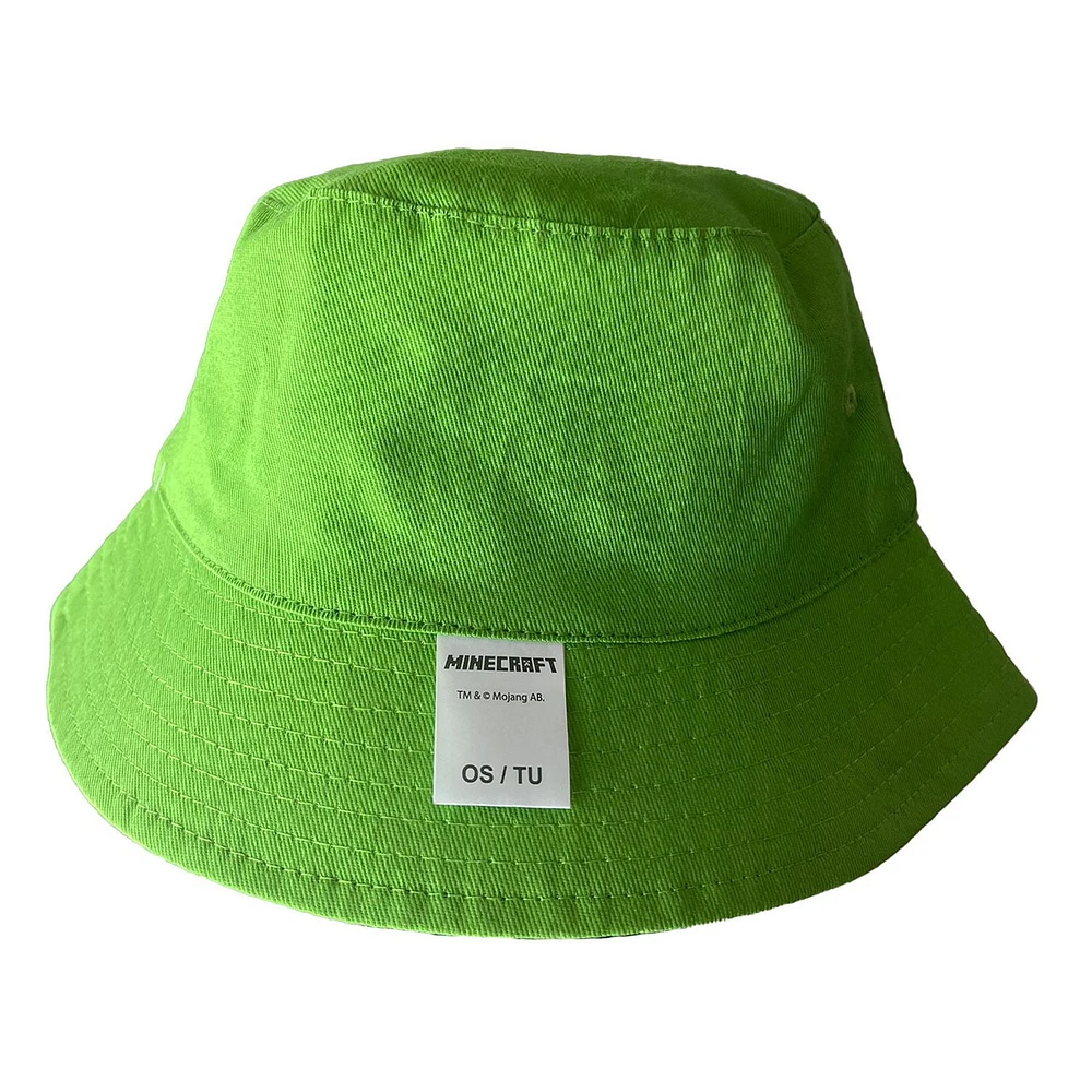 Minecraft Big Boys Creeper Sssssketch Bucket Hat