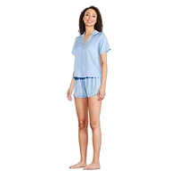George Women's Satin Pajama 2-Piece Set