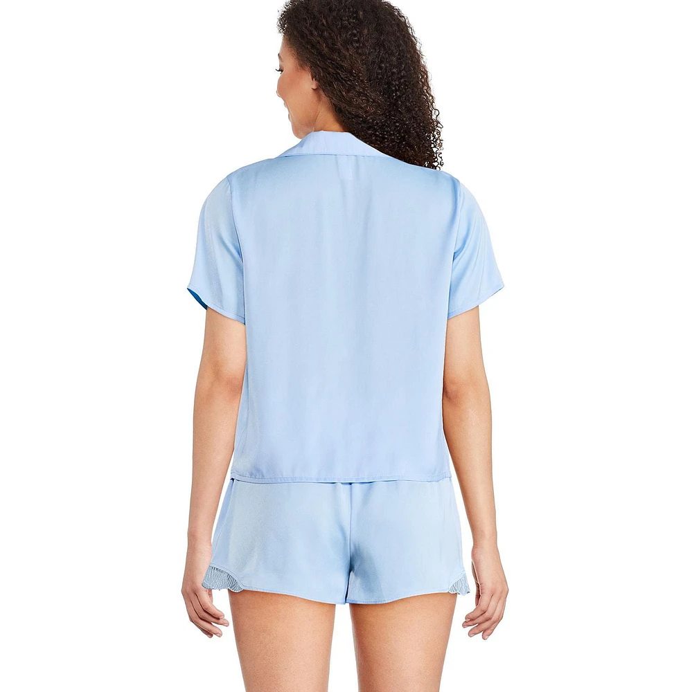 George Women's Satin Pajama 2-Piece Set