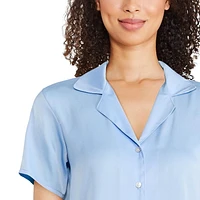 George Women's Satin Pajama 2-Piece Set