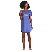 Chemise de nuit à encolure ras du cou George pour femmes