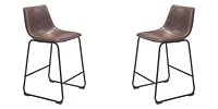 Heavenly Collection Brown Counter Stool