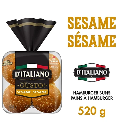 D'Italiano with Gusto!™ Sesame buns, 8pk, 520 g