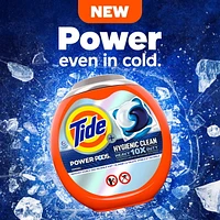 Tide Hygienic Clean Heavy 10x Duty Power PODS Laundry Detergent Pacs, Original Scent, For Visible and Invisible Dirt, 18CT