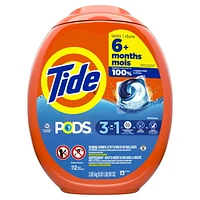 Tide PODS Laundry Detergent Pacs, Original Scent, Powerful 3-in-1 Clean in one Step, HE Compatible, 112CT