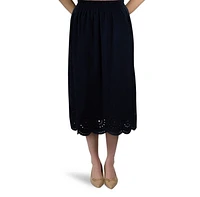 JUPE BB MIDI BRODÉE Tailles TP-TG