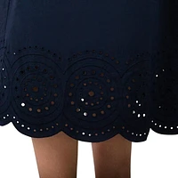 JUPE BB MIDI BRODÉE Tailles TP-TG