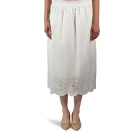 JUPE BB MIDI BRODÉE Tailles TP-TG