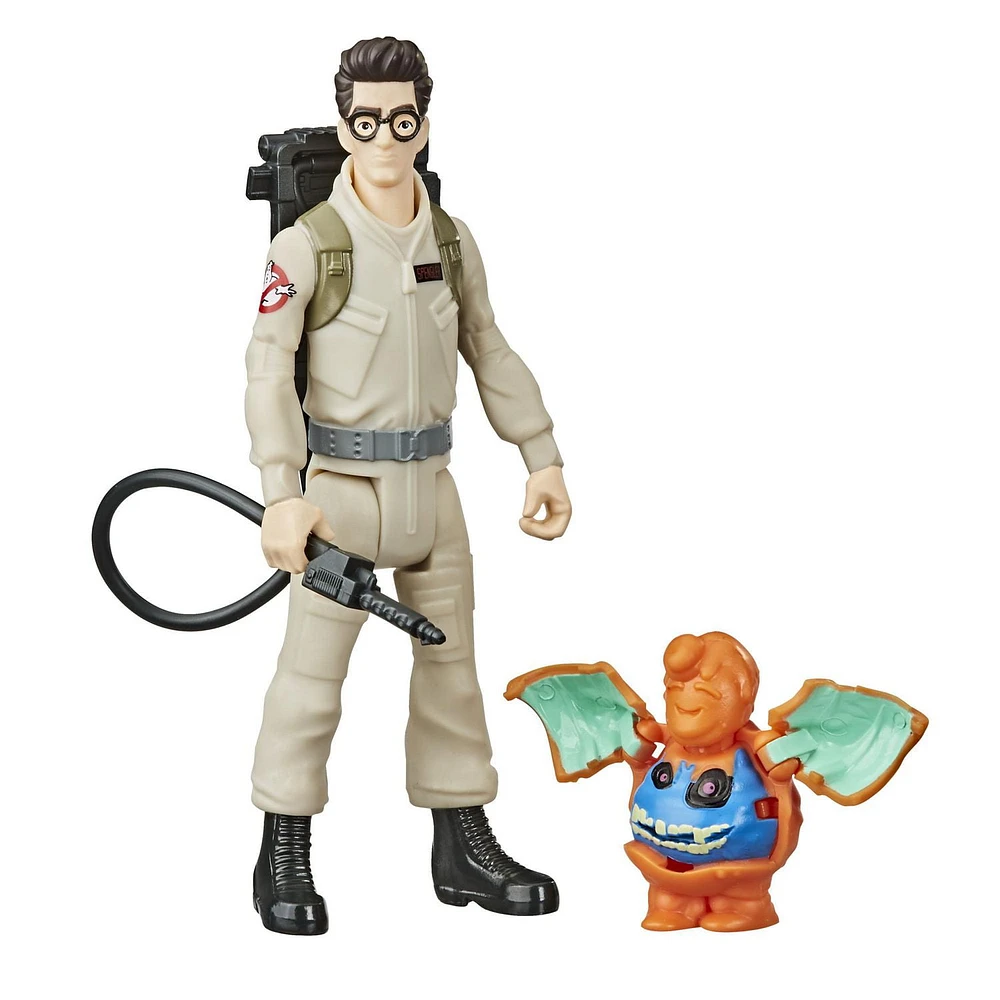 Ghostbusters Fright Features Egon Spengler Figure with Interactive Ghost Figure and Accessory, Toys for Kids Ages 4 and Up