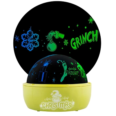 Noël Lightshow Projection Tabletop ShadowLights Grinch Dr. Seuss (changement de couleur)